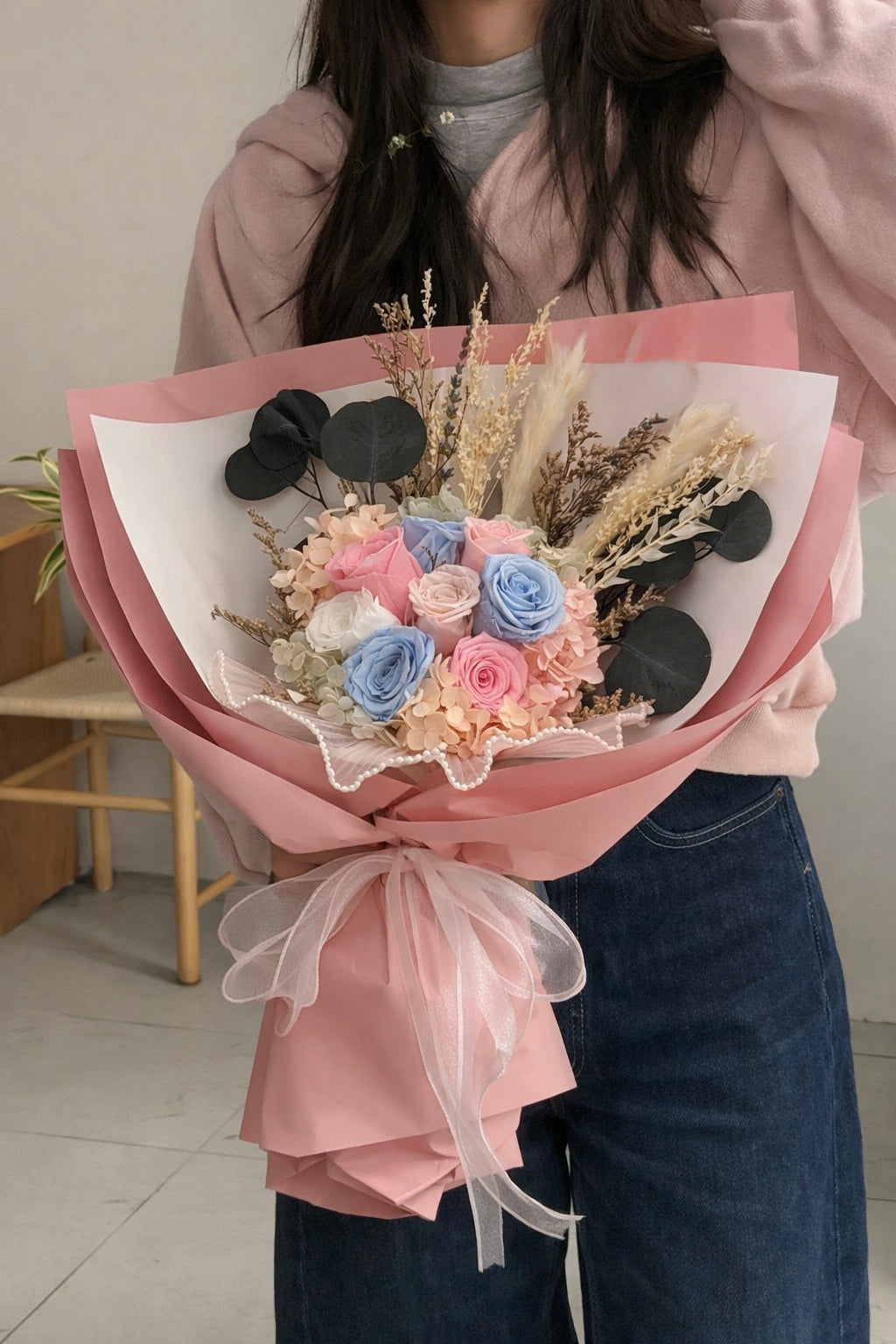 Mother’s Day Preserved Flower Bouquet Singapore – Ariana