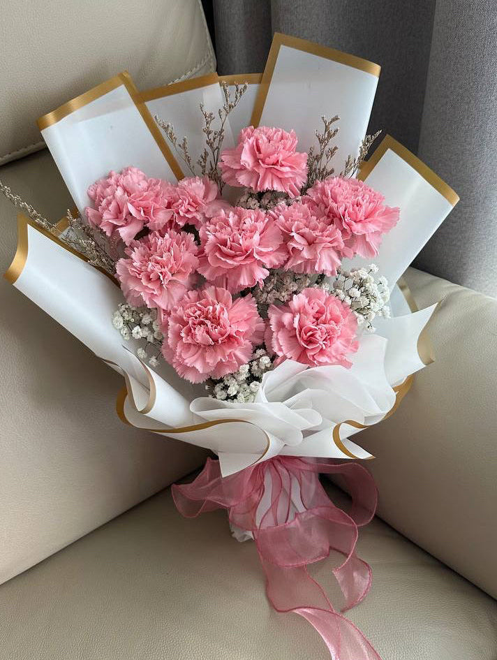 Mother’s Day Carnation Bouquet Singapore – La La Bloom