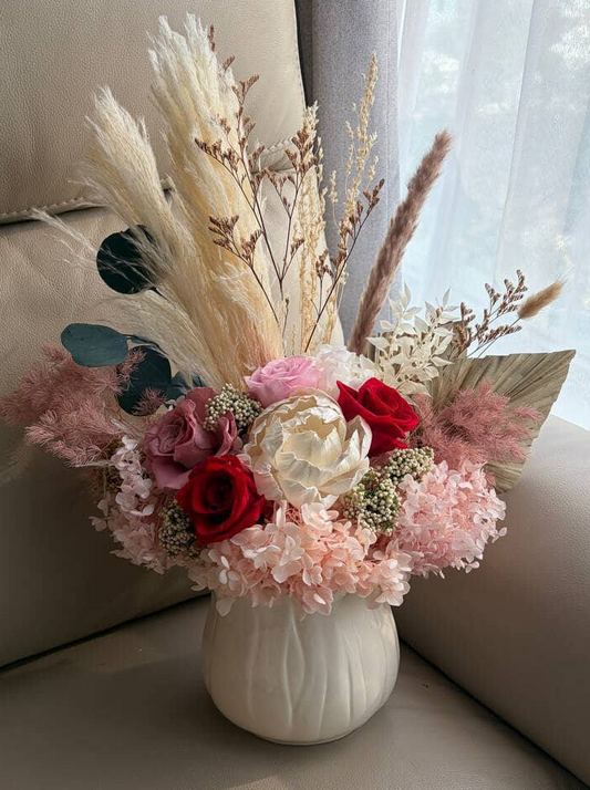 Preserved Arrangement Victorian Red