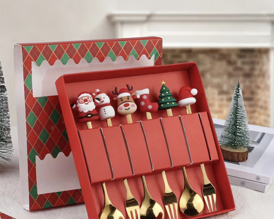 [Brr Basket] KIKI Christmas Cutlery Set