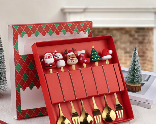 [Brr Basket] KIKI Christmas Cutlery Set