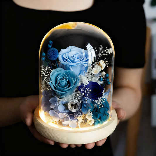 Preserved Flowers Dome Arielle