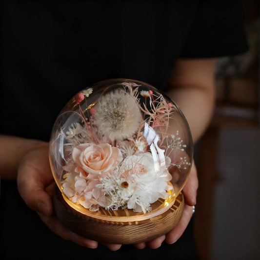 Preserved Flowers Dome Pocahontas